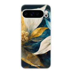 Silikonové pouzdro iSaprio - Google Pixel 9 Pro XL - Gold Petals