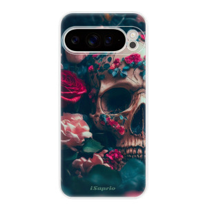 Silikonové pouzdro iSaprio - Google Pixel 9 Pro XL - Skull in Roses