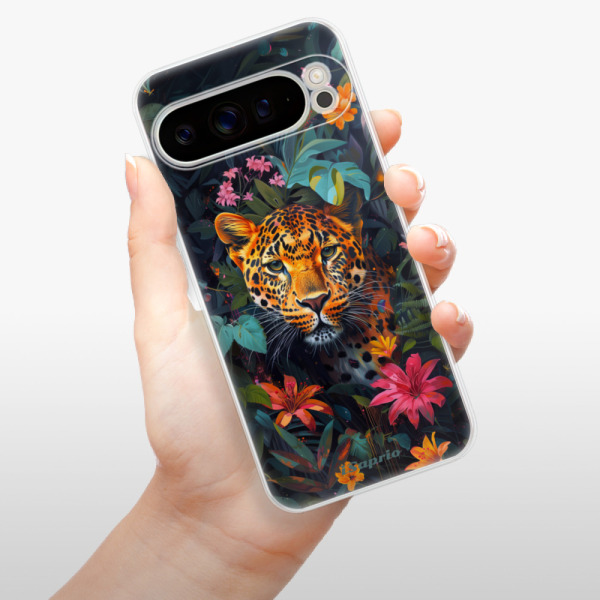 Silikonové pouzdro iSaprio - Google Pixel 9 Pro XL - Flower Jaguar