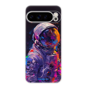 Silikonové pouzdro iSaprio - Google Pixel 9 Pro XL - Neon Astronaut