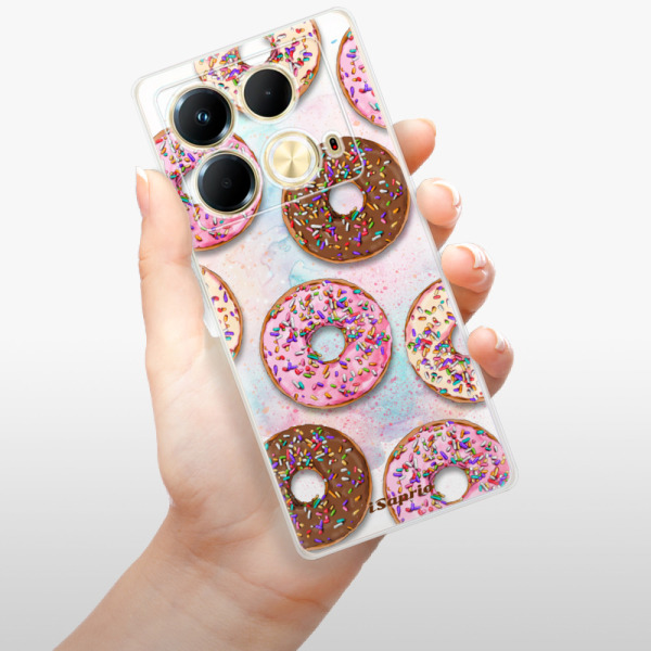 Silikonové pouzdro iSaprio - Infinix Note 40 - Donuts 11