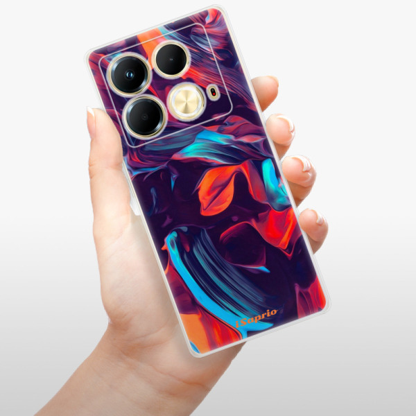 Silikonové pouzdro iSaprio - Infinix Note 40 - Color Marble 19