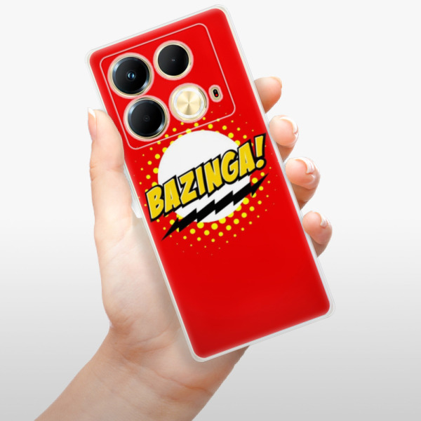 Silikonové pouzdro iSaprio - Infinix Note 40 - Bazinga 01