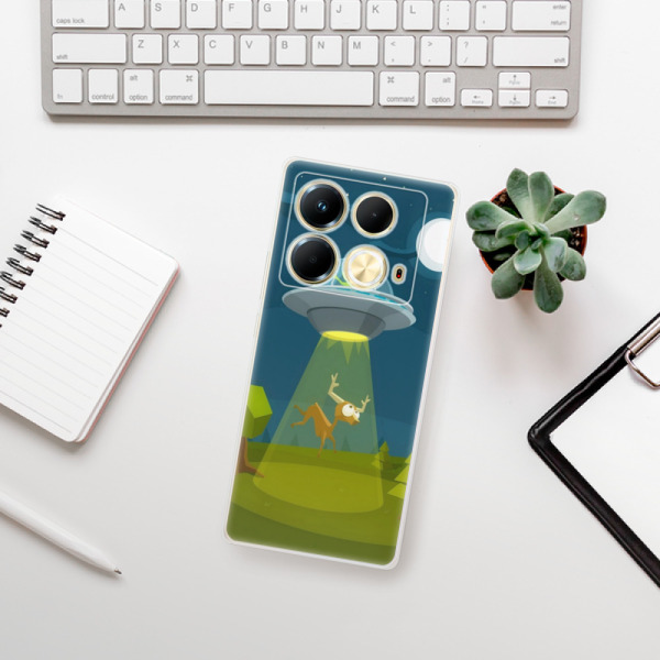 Silikonové pouzdro iSaprio - Infinix Note 40 - Alien 01