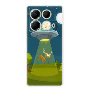 Silikonové pouzdro iSaprio - Infinix Note 40 - Alien 01