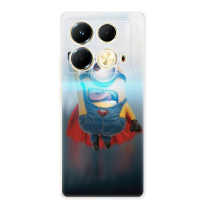 Silikonové pouzdro iSaprio - Infinix Note 40 - Mimons Superman 02