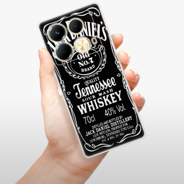 Silikonové pouzdro iSaprio - Infinix Note 40 - Jack Daniels