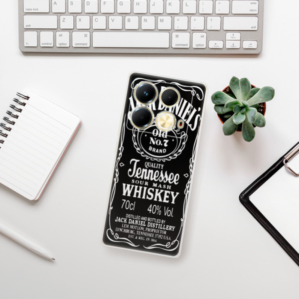 Silikonové pouzdro iSaprio - Infinix Note 40 - Jack Daniels