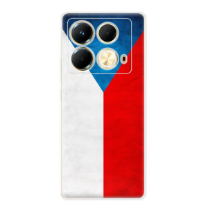 Silikonové pouzdro iSaprio - Infinix Note 40 - Czech Flag