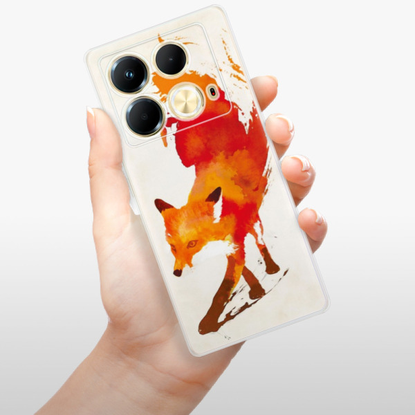 Silikonové pouzdro iSaprio - Infinix Note 40 - Fast Fox