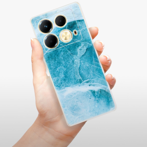 Silikonové pouzdro iSaprio - Infinix Note 40 - Blue Marble