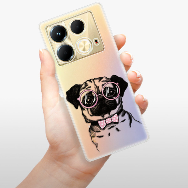 Silikonové pouzdro iSaprio - Infinix Note 40 - The Pug