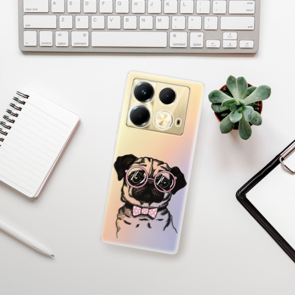 Silikonové pouzdro iSaprio - Infinix Note 40 - The Pug