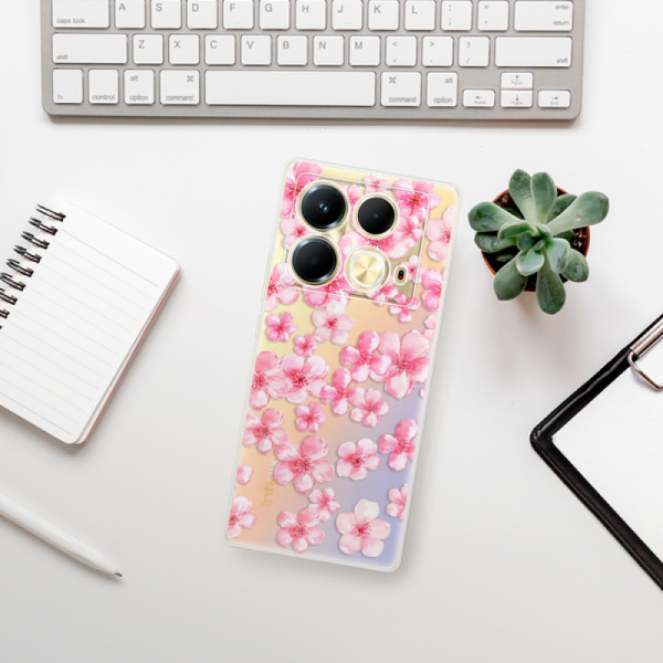 Silikonové pouzdro iSaprio - Infinix Note 40 - Flower Pattern 05