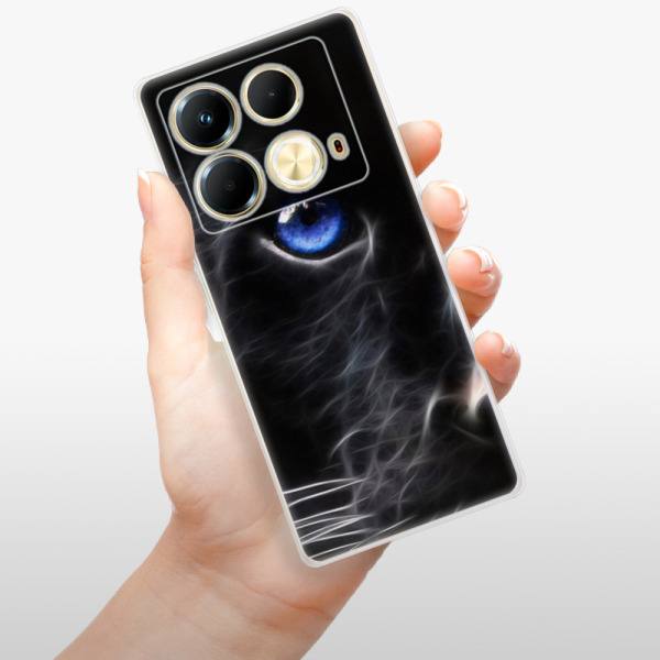 Silikonové pouzdro iSaprio - Infinix Note 40 - Black Puma