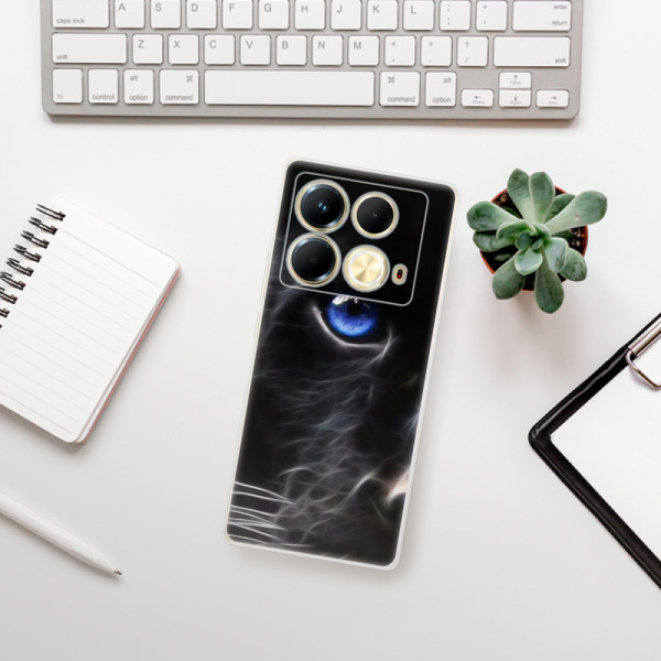 Silikonové pouzdro iSaprio - Infinix Note 40 - Black Puma