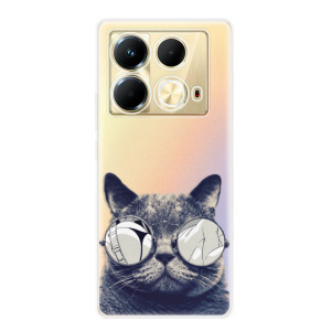 Silikonové pouzdro iSaprio - Infinix Note 40 - Crazy Cat 01