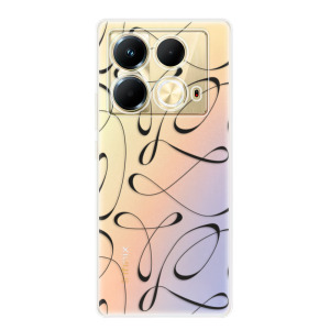 Silikonové pouzdro iSaprio - Infinix Note 40 - Fancy black