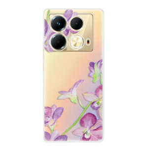 Silikonové pouzdro iSaprio - Infinix Note 40 - Purple Orchcode_producer