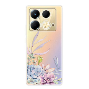 Silikonové pouzdro iSaprio - Infinix Note 40 - Succulent 01