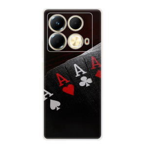 Silikonové pouzdro iSaprio - Infinix Note 40 - Poker