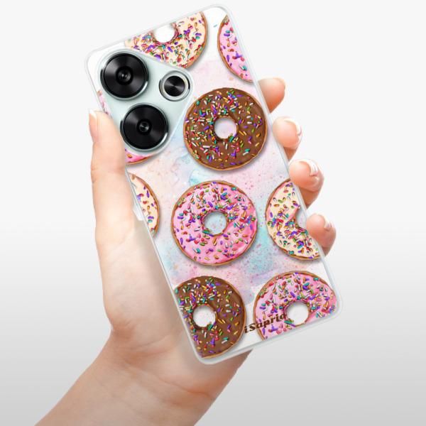 Silikonové pouzdro iSaprio - Xiaomi Poco F6 - Donuts 11