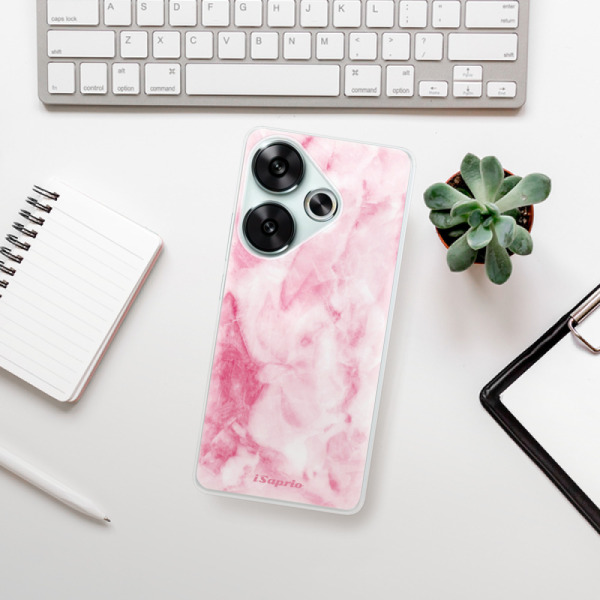 Silikonové pouzdro iSaprio - Xiaomi Poco F6 - RoseMarble 16