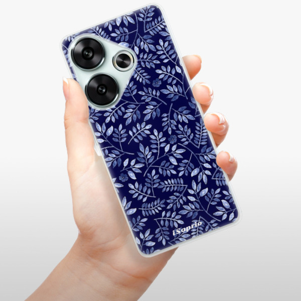 Silikonové pouzdro iSaprio - Xiaomi Poco F6 - Blue Leaves 05