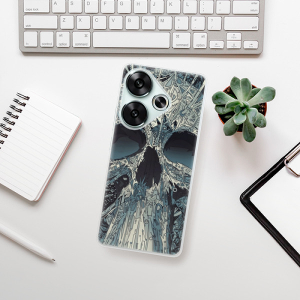 Silikonové pouzdro iSaprio - Xiaomi Poco F6 - Abstract Skull