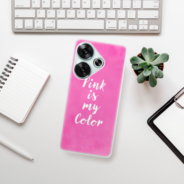 Silikonové pouzdro iSaprio - Xiaomi Poco F6 - Pink is my color