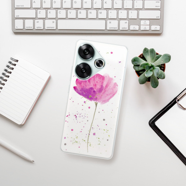 Silikonové pouzdro iSaprio - Xiaomi Poco F6 - Poppies