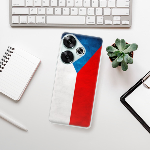 Silikonové pouzdro iSaprio - Xiaomi Poco F6 - Czech Flag