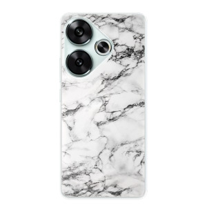 Silikonové pouzdro iSaprio - Xiaomi Poco F6 - White Marble 01