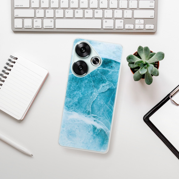 Silikonové pouzdro iSaprio - Xiaomi Poco F6 - Blue Marble