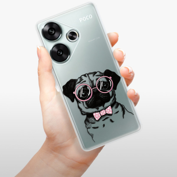 Silikonové pouzdro iSaprio - Xiaomi Poco F6 - The Pug