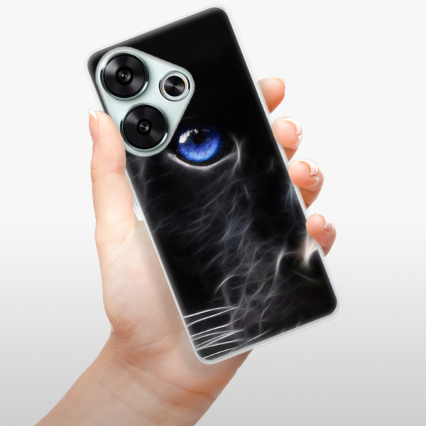 Silikonové pouzdro iSaprio - Xiaomi Poco F6 - Black Puma