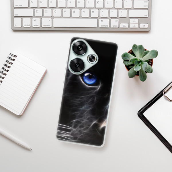 Silikonové pouzdro iSaprio - Xiaomi Poco F6 - Black Puma