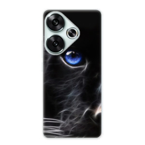 Silikonové pouzdro iSaprio - Xiaomi Poco F6 - Black Puma