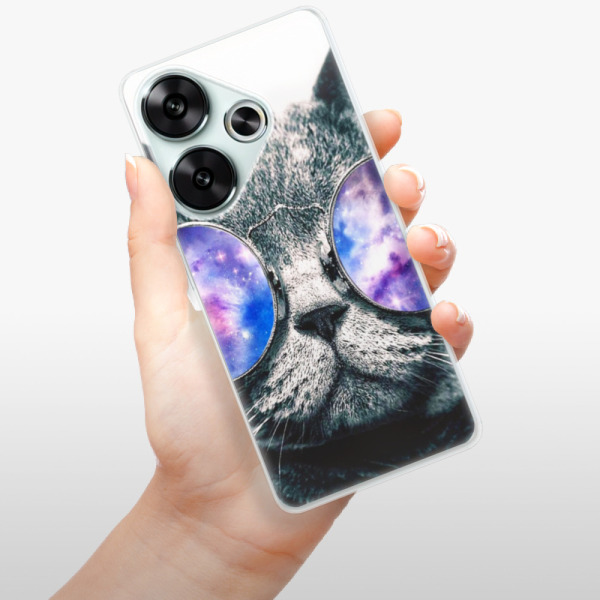 Silikonové pouzdro iSaprio - Xiaomi Poco F6 - Galaxy Cat