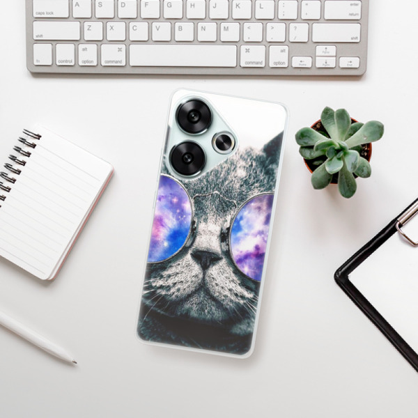 Silikonové pouzdro iSaprio - Xiaomi Poco F6 - Galaxy Cat