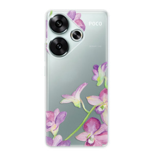 Silikonové pouzdro iSaprio - Xiaomi Poco F6 - Purple Orchcode_producer