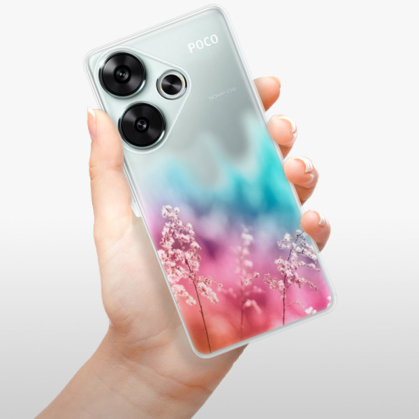 Silikonové pouzdro iSaprio - Xiaomi Poco F6 - Rainbow Grass