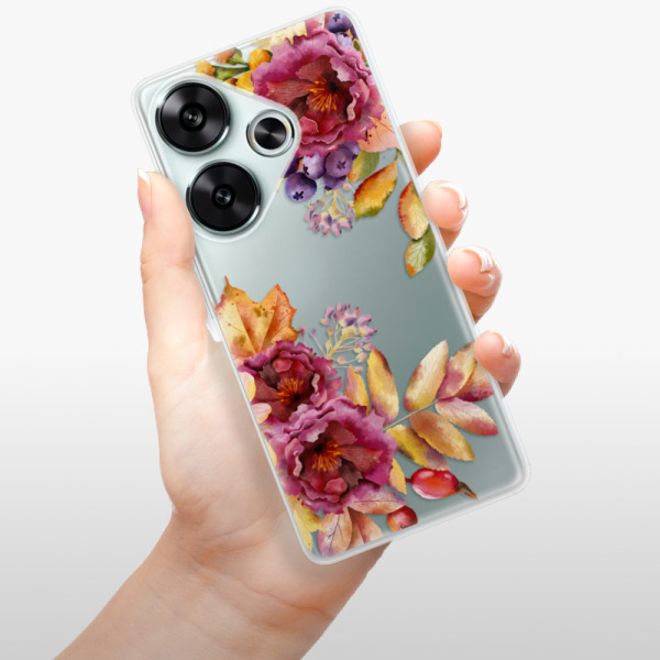 Silikonové pouzdro iSaprio - Xiaomi Poco F6 - Fall Flowers