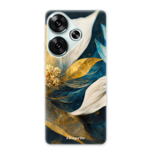 Silikonové pouzdro iSaprio - Xiaomi Poco F6 - Gold Petals