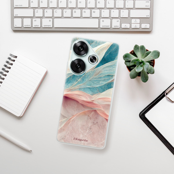 Silikonové pouzdro iSaprio - Xiaomi Poco F6 - Pink and Blue