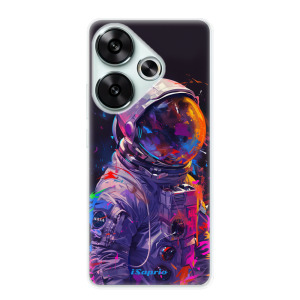 Silikonové pouzdro iSaprio - Xiaomi Poco F6 - Neon Astronaut