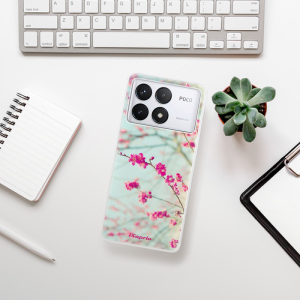 Silikonové pouzdro iSaprio - Xiaomi Poco F6 Pro - Blossom 01