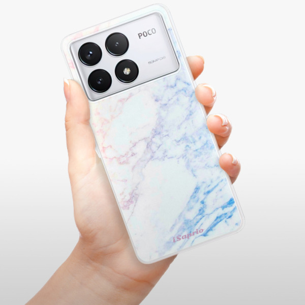 Silikonové pouzdro iSaprio - Xiaomi Poco F6 Pro - Raibow Marble 10