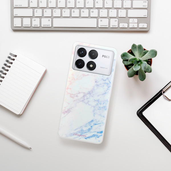 Silikonové pouzdro iSaprio - Xiaomi Poco F6 Pro - Raibow Marble 10