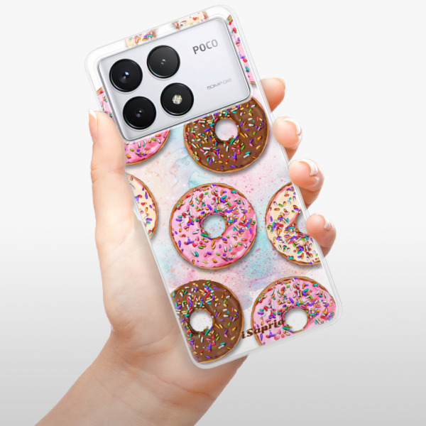 Silikonové pouzdro iSaprio - Xiaomi Poco F6 Pro - Donuts 11